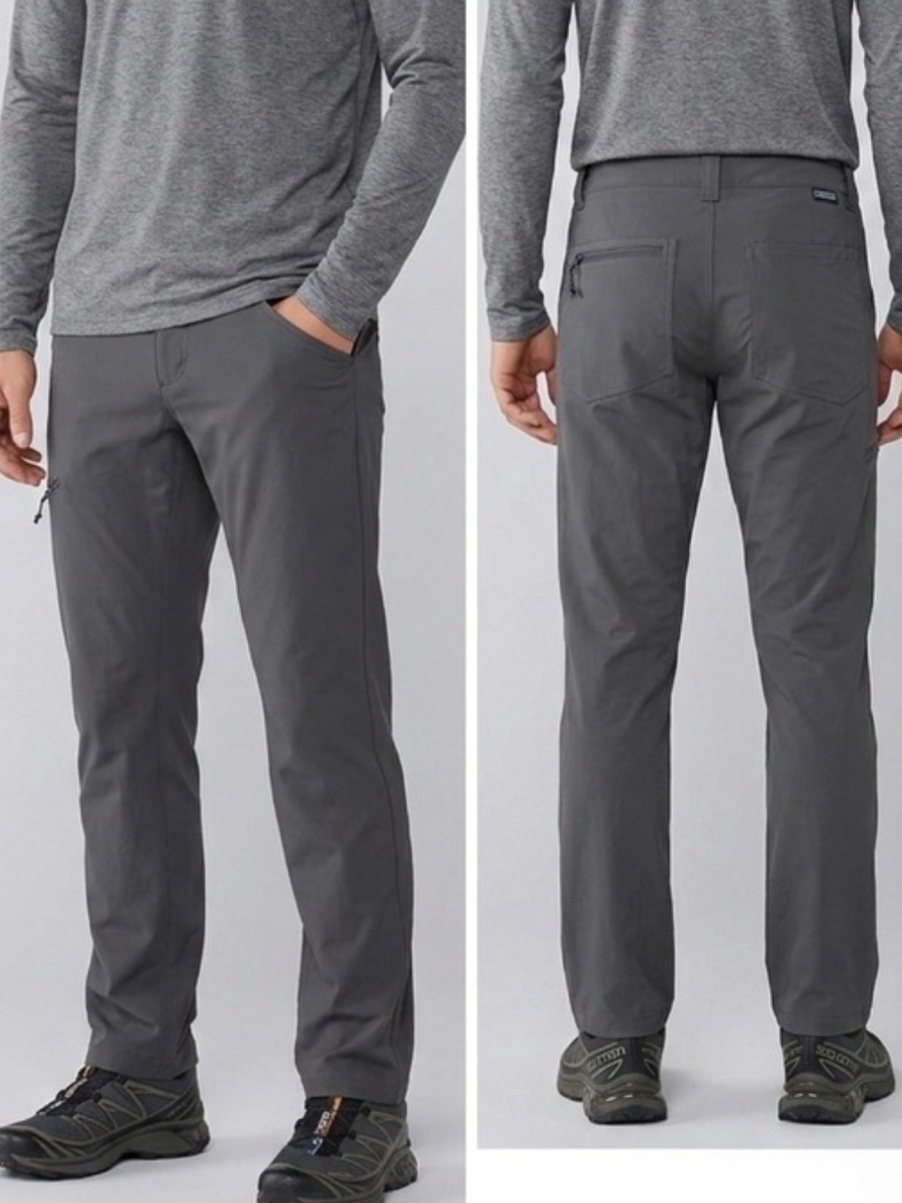 Patagonia Men’s Quandary Forge Grey Technical Trail Hiking Outdoors Pants 40